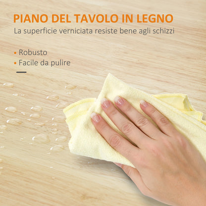 Kitchen Cart in Wood with Drawer, Cabinet, and Shelves, Serving Trolley with Wheels, 83x45x88cm, Black