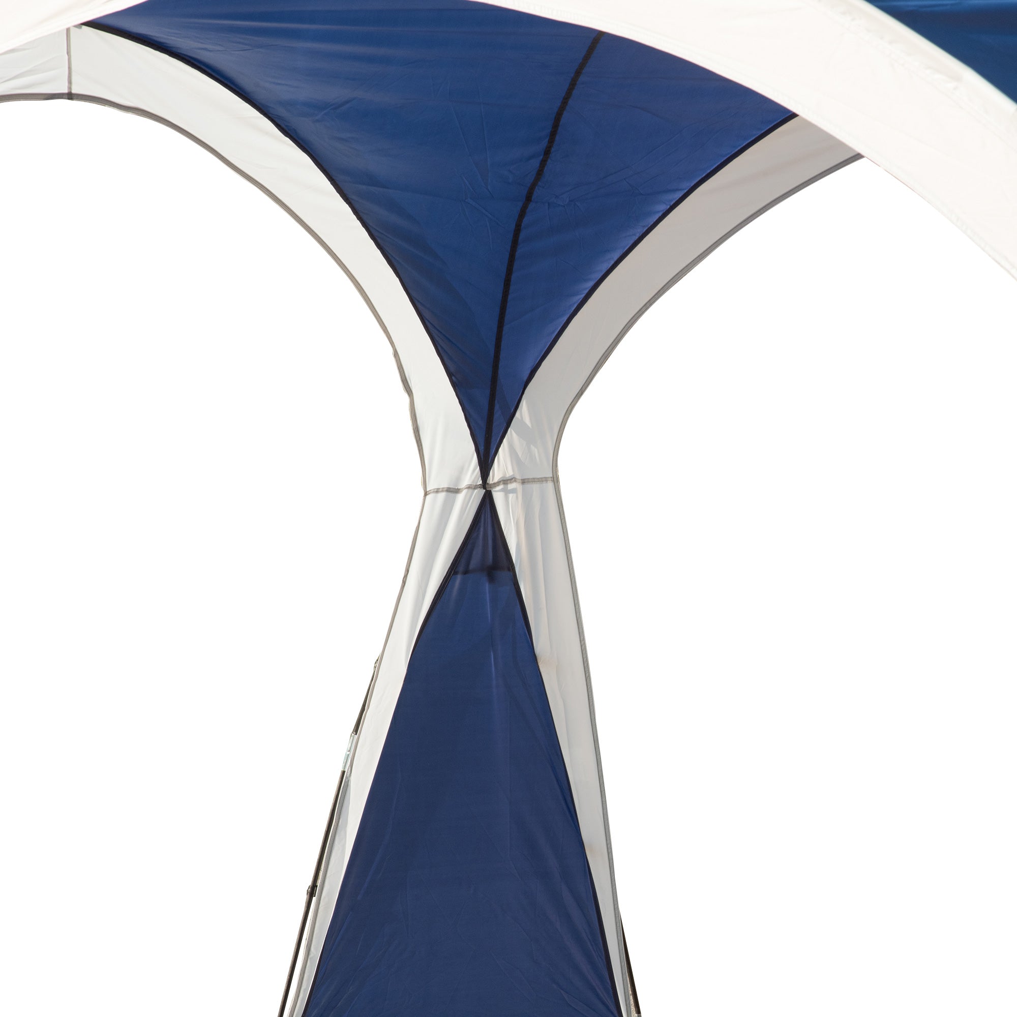 Event Shelter 3.5 x 3.5m Pavilion with Hook Door, Rain Protection with Sturdy Steel Poles, Garden Gazebo with UV Protection, Sunshade for Camping, Garden Festivals Blue