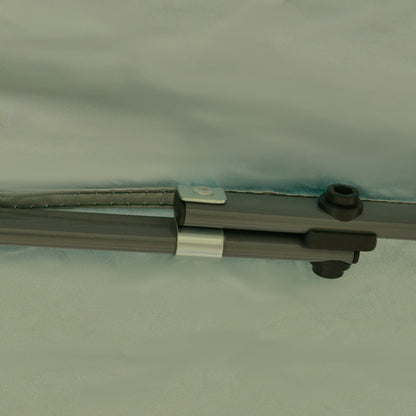 3x3m Foldable Gazebo Garden Canopy with Wheeled Transport Bag Waterproof and Steel Frame Outdoor Gazebo for Parties Camping Green