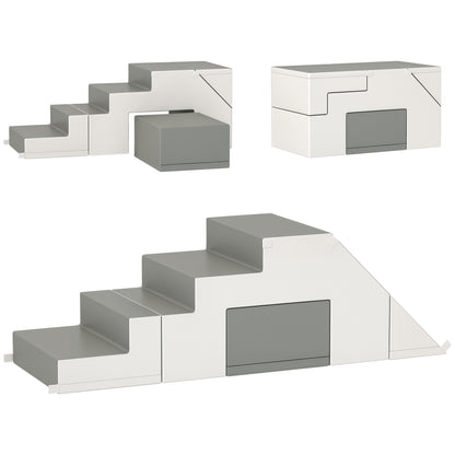 Soft Brick 2pcs Set Foam Building Blocks Giant Blocks Construction Toy Foam Blocks for 1-3 Years Old Kids Synthetic Leather EPE