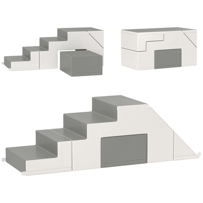 Soft Brick 2pcs Set Foam Building Blocks Giant Blocks Construction Toy Foam Blocks for 1-3 Years Old Kids Synthetic Leather EPE