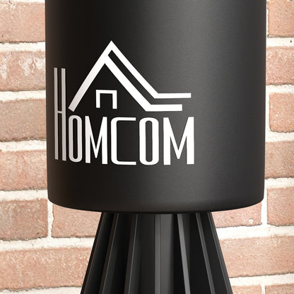 Black 3-in-1 Freestanding Punching Bag Punching Ball with Speedball Rotating Flexible Arm Adjustable Height Synthetic Coating HDPE Base Overall 88L x 48W x 155-205H cm