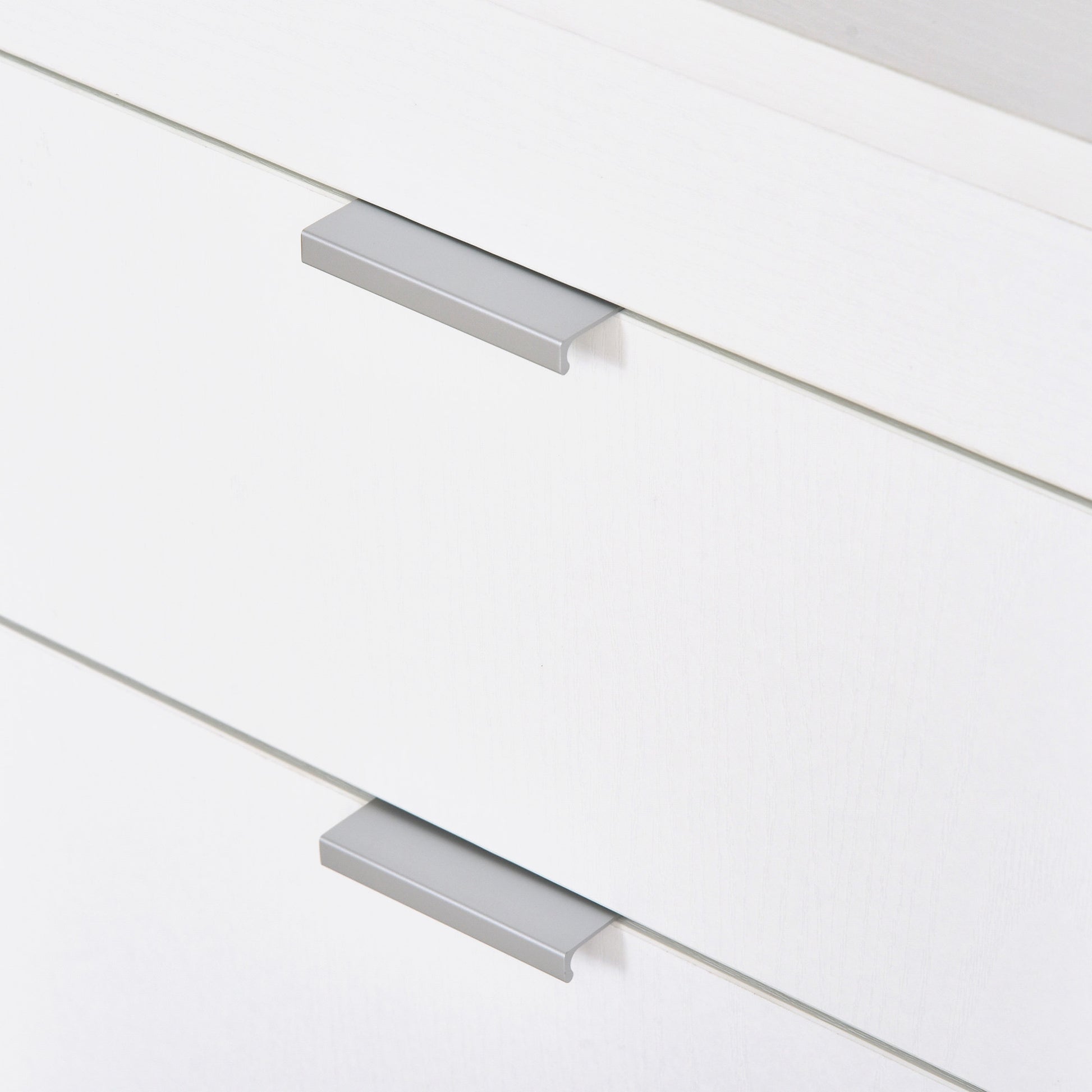 Desk Computer Desk with Drawer Cabinet Rectangular Legs Modern Style Additional Decoration 112.5x50x75.5 cm White