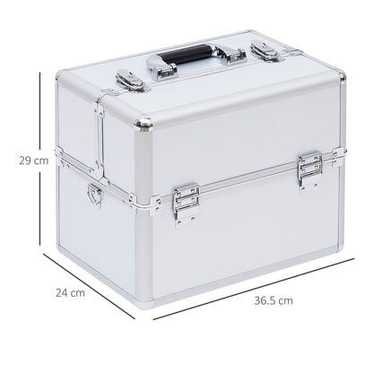 Makeup Case 36.5x24x29cm 3 Levels Professional Cosmetics Vanity Case