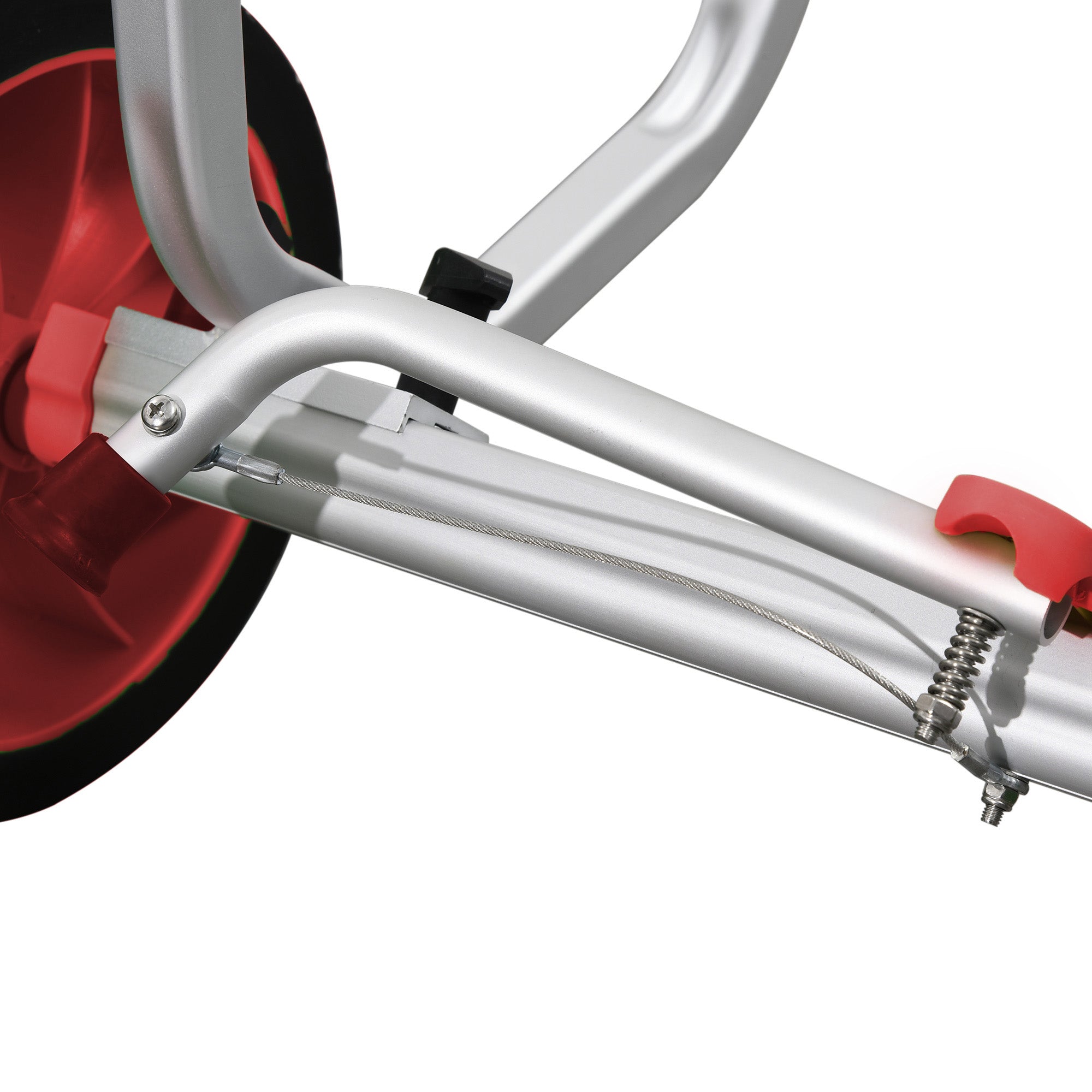 SPORTNOW Kayak, Stand-Up Paddle, Canoe Transport Cart with Adjustable Width, Large Wheels, and Aluminum Frame - 2 Straps Included in Black Red