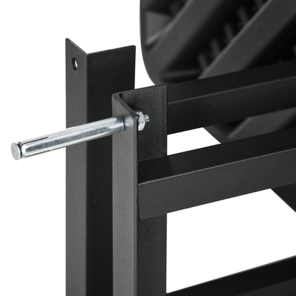 SPORTNOW Wall Mounted Basketball Hoop, Outdoor Basketball Hoop, Unbreakable Backboard, Tear-Resistant Net, Steel Structure, Mounting Accessories Included, for Indoor and Outdoor, Black