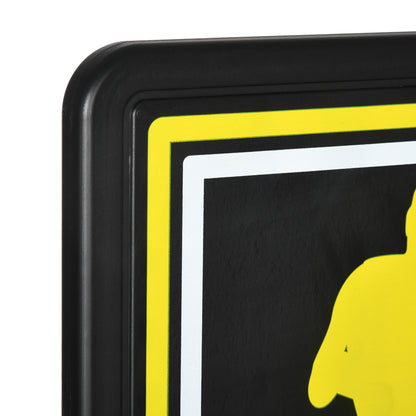 SPORTNOW Wall Mounted Basketball Hoop, Outdoor Basketball Hoop, Unbreakable Backboard, Tear-Resistant Net, Steel Structure, Mounting Accessories Included, for Indoor and Outdoor, Black