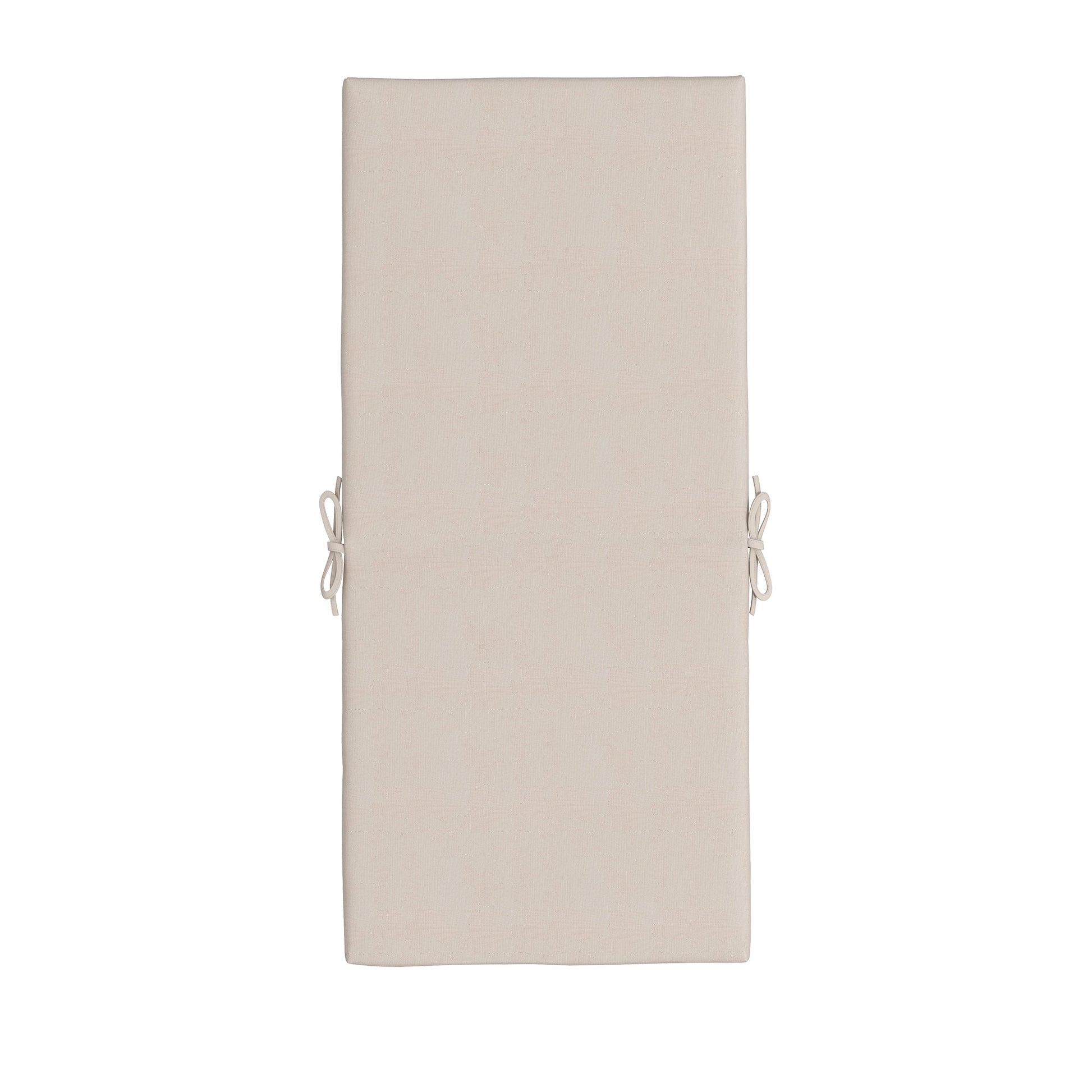 Set of 2 Outdoor Cushions for Chair with Backrest and 8cm Padding, size 112L x 51W cm, Beige