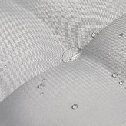 6-Piece Seat Cushion Chair Cushion with Straps Seat Pad Cushion for Indoor, Outdoor, Light Gray, 40 x 40 x 4 cm