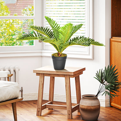 Artificial Plant, Fake Plant, Artificial Palm Tree with Pot, Indoor Plant for Living Room, Bedroom, 50 cm, Green