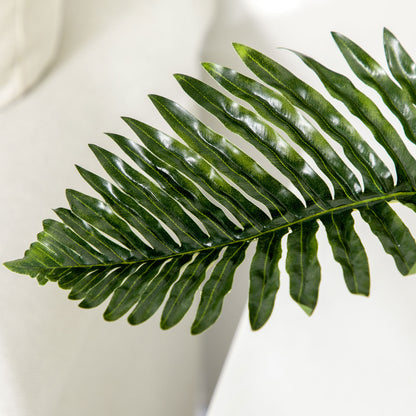 Artificial Plant, Fake Plant, Artificial Palm Tree with Pot, Indoor Plant for Living Room, Bedroom, 50 cm, Green