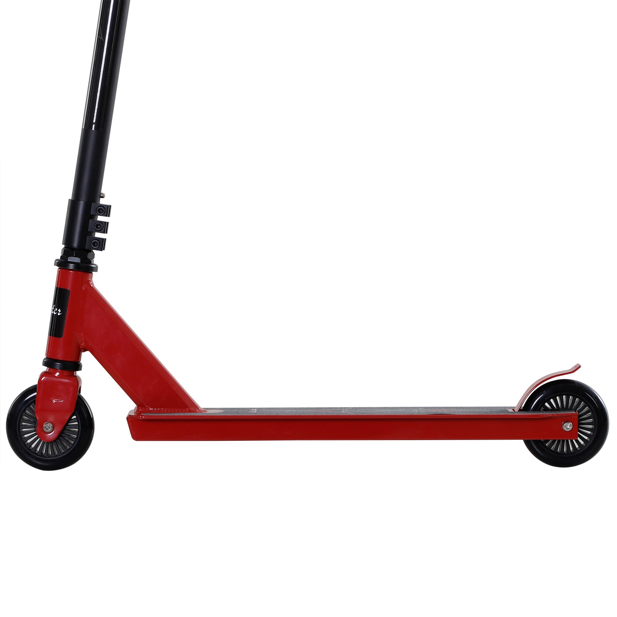 Stunt Scooter with 360° Steering, ABEC 9 Ball Bearings, 100mm Faux Leather Wheels, Aluminium Kick Scooter for Stunts up to 100kg, Trick Scooter Fun Scooter for Kids 14+