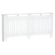 Radiator Cover Modern MDF Radiator Cover for Living Room Bedroom 172x19x81 cm White