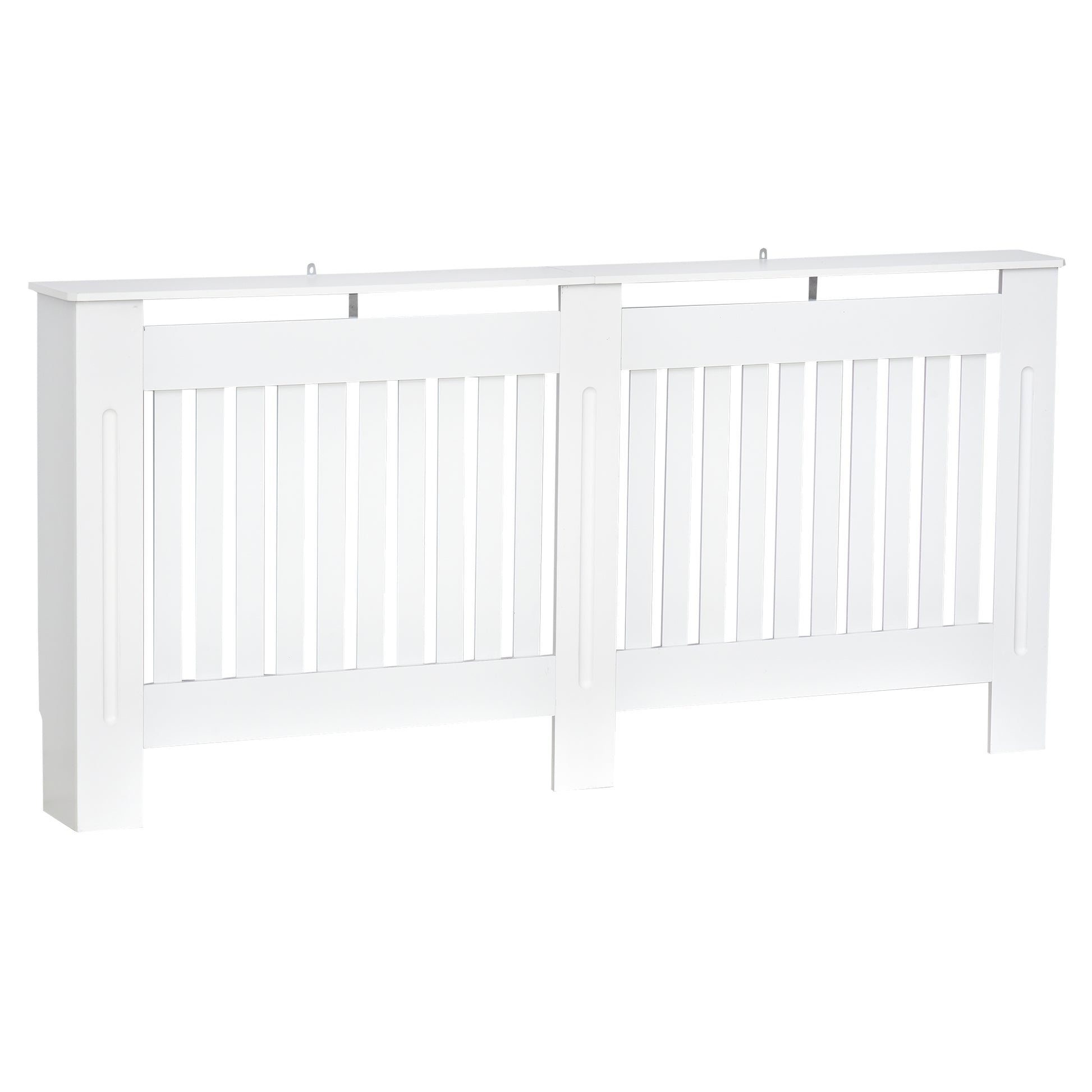 Radiator Cover Modern MDF Radiator Cover for Living Room Bedroom 172x19x81 cm White