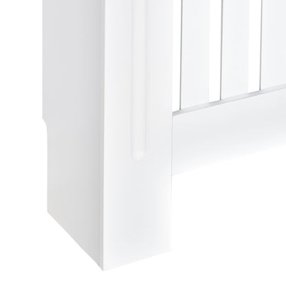 Radiator Cover Modern MDF Radiator Cover for Living Room Bedroom 172x19x81 cm White