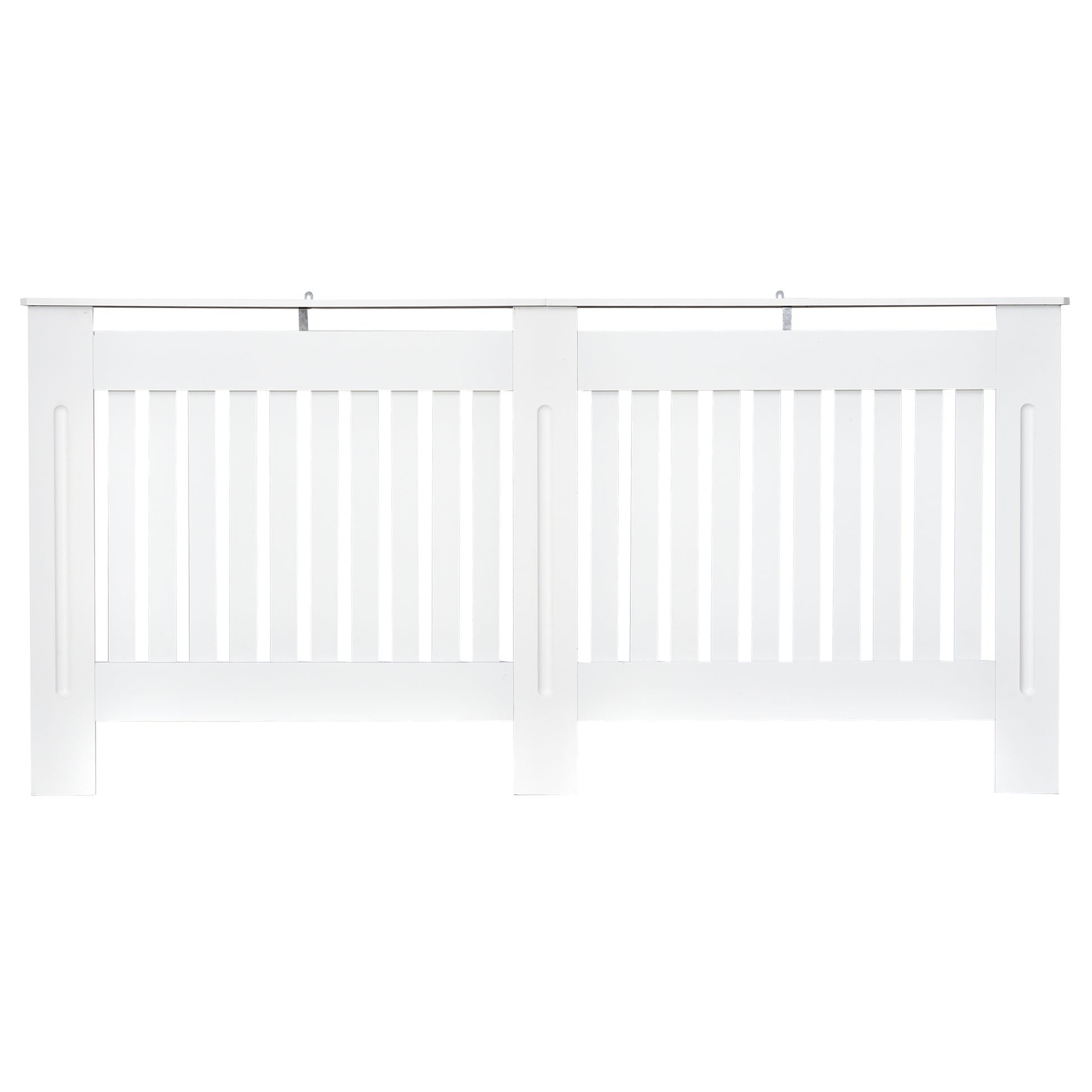 Radiator Cover Modern MDF Radiator Cover for Living Room Bedroom 172x19x81 cm White