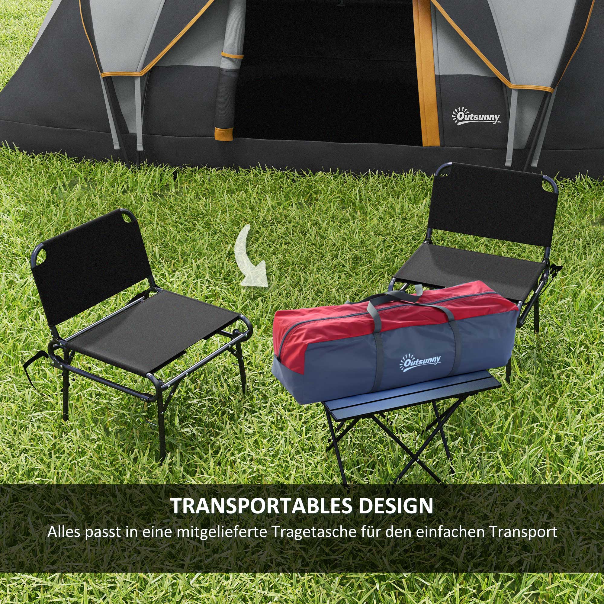 Camping Tent for 5-6 People Stable Waterproof Family Tent with Entrance Window Pack Bag, Tent with 3000mm Water Column Tunnel Tent for Camping Travel Garden, Light Gray