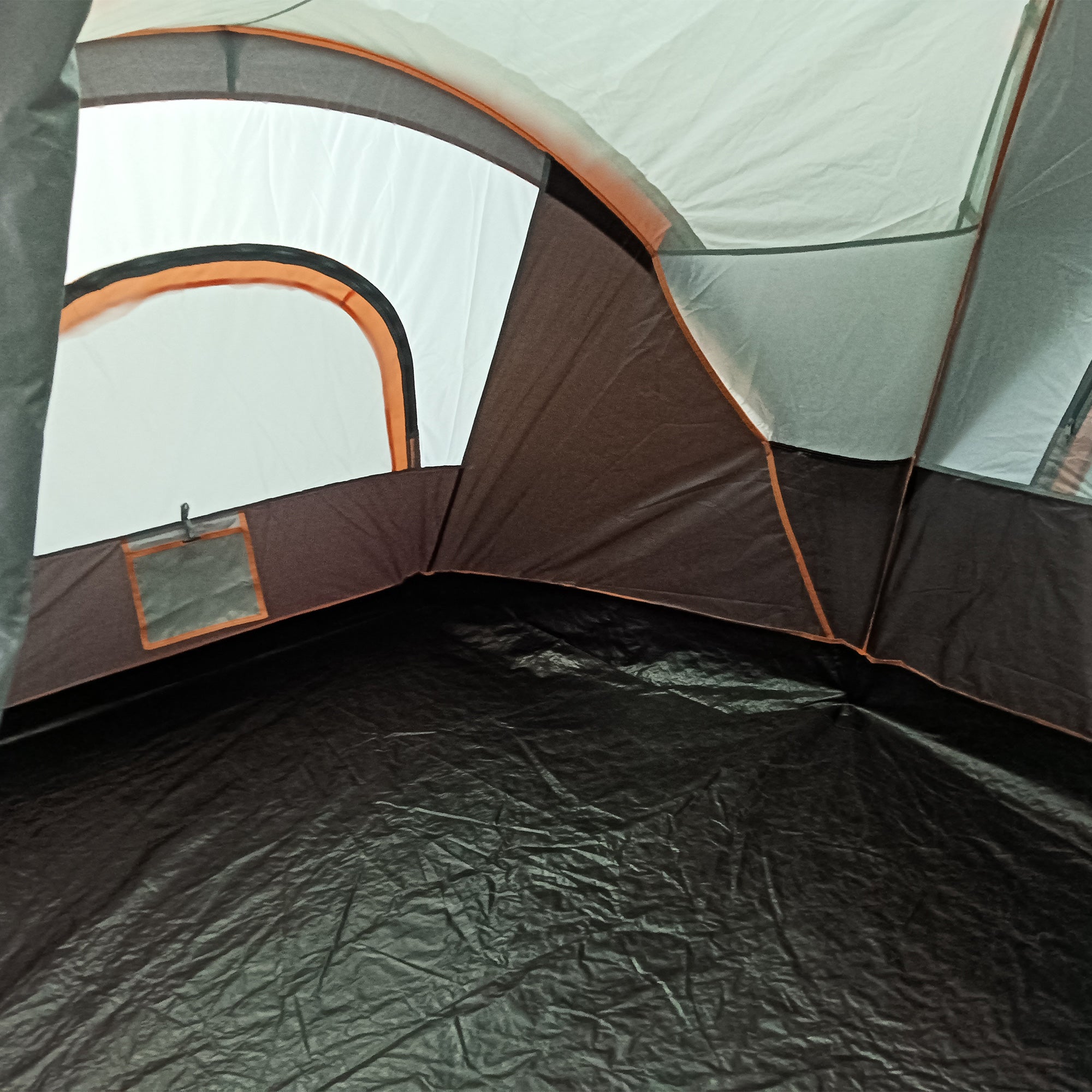 Camping Tent for 5-6 People Stable Waterproof Family Tent with Entrance Window Pack Bag, Tent with 3000mm Water Column Tunnel Tent for Camping Travel Garden, Light Gray