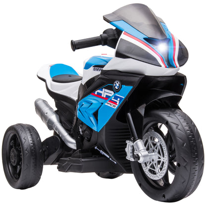 Kids Electric Motorcycle Children's Motorbike 6V Electric Vehicle Electric Tricycle Kids Vehicle with 3 Music Modes 2.5km/h Electric Motorcycle for Children from 18 Months PP Metal Blue 82.5 x 42 x 54 cm