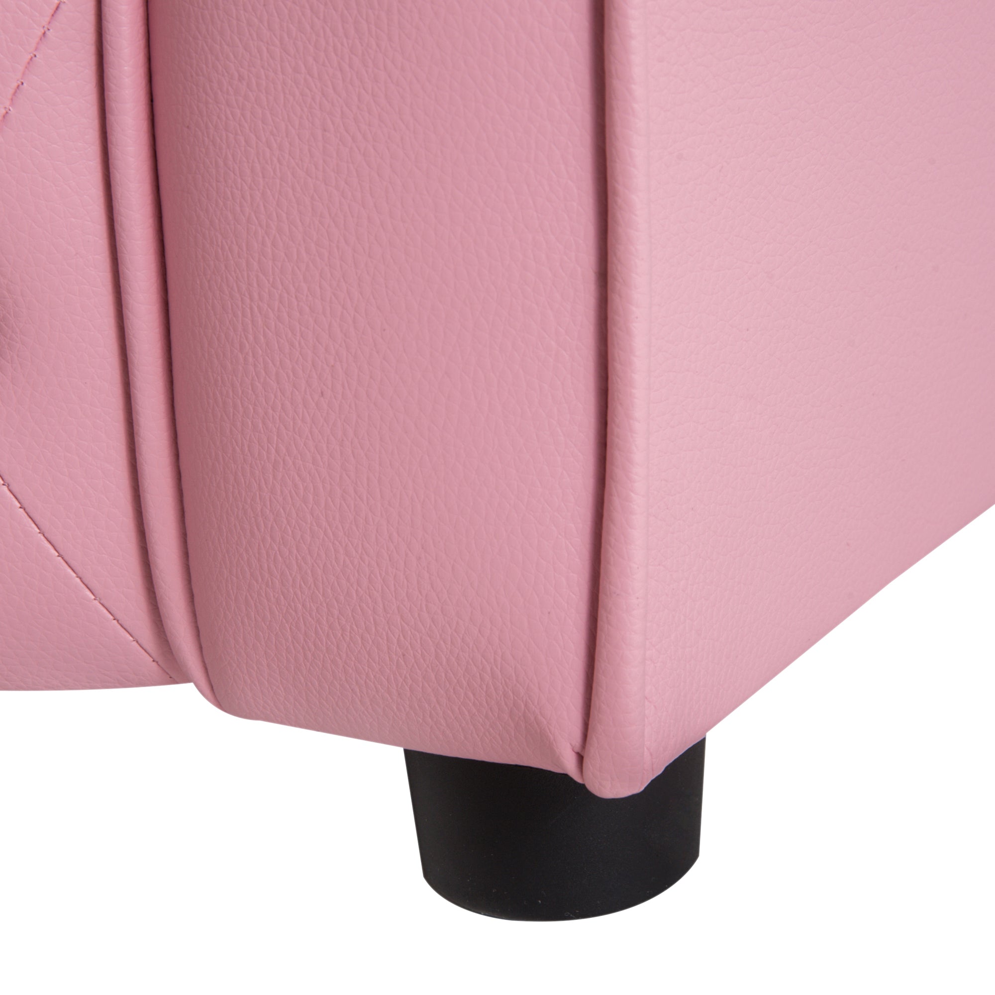 Kids Sofa Children's Armchair Princess Mini Sofa Kids Room Sofa Heart-shaped Pink L59 x W41.5 x H49 cm