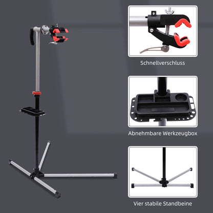Bike Assembly Stand Repair Stand Assembly Stand with Tool Shelf