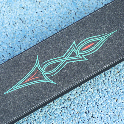 Stunt Scooter with 360° steering, ABEC 9 bearings, 100mm faux leather wheels, aluminum stunt scooter supports up to 100kg, kick scooter trick roller fun scooter for kids aged 14 and above