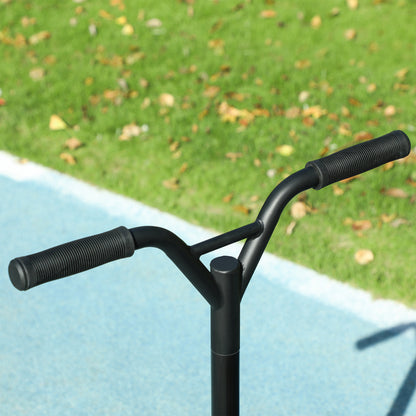 Stunt Scooter with 360° steering, ABEC 9 bearings, 100mm faux leather wheels, aluminum stunt scooter supports up to 100kg, kick scooter trick roller fun scooter for kids aged 14 and above