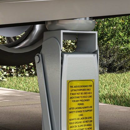 Sturdy Steel Low Profile Hydraulic Jack, Maximum Load of 2500 kg, Lifting Capacity of 8 to 38 cm, Red