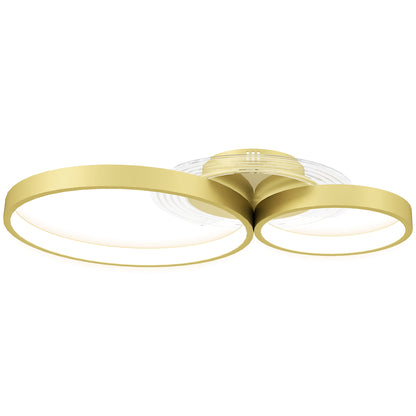 40W LED Ceiling Lamp Modern LED Ceiling Light 3000 K/4000 K/6500 K for Bedroom Living Room Kitchen Dining Room Gold