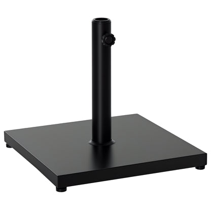 Umbrella Stand, Umbrella Holder, Umbrella Base, for Ø35 mm, Ø38 mm, Ø48 mm, Metal, Black, 45 x 45 x 39 cm