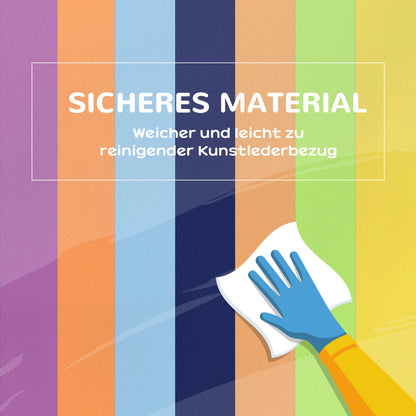 7 Piece Foam Building Blocks Children's Soft Building Blocks Play & Climb Building Blocks Soft Giant Building Blocks Building Blocks Set for Babies & Toddlers Castle Set Multicolored