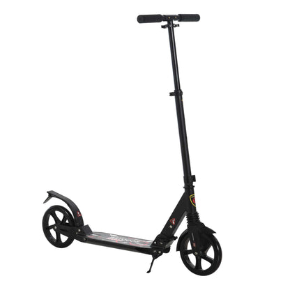Foldable Scooter with Adjustable Height Handlebar Lightweight Scooter for Adults and Kids (Over 14 years old) Skateboard Type with Large 200mm Wheels Aluminum Load 220lbs