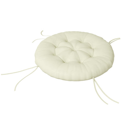 Garden Chair Cushion Seat Cushion for Moon Chair Seat Pad with 10 cm thick padding Chair Cushion, Polyester, Beige