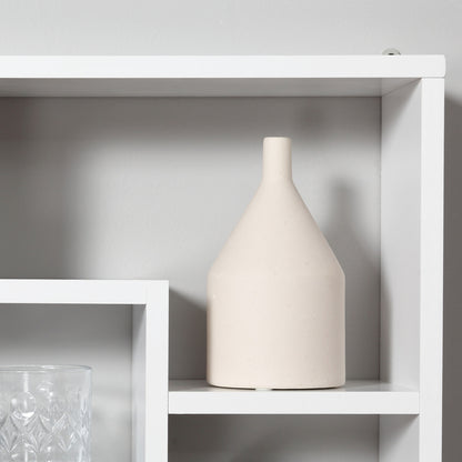 Decorative Wall Shelf Set of 8 Shelves Bookshelf CDs Floating Shelves Modern Cubes 85x14.5x47.5cm load 20kg Wood