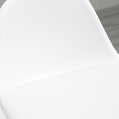 Bar Stool Set of 2, Upholstered Bar Chair with Wooden Legs and Backrest, Kitchen Chairs with Steel Footrest, Counter Height Stools for Kitchen, Living Room, Dining Room, Faux Leather, White