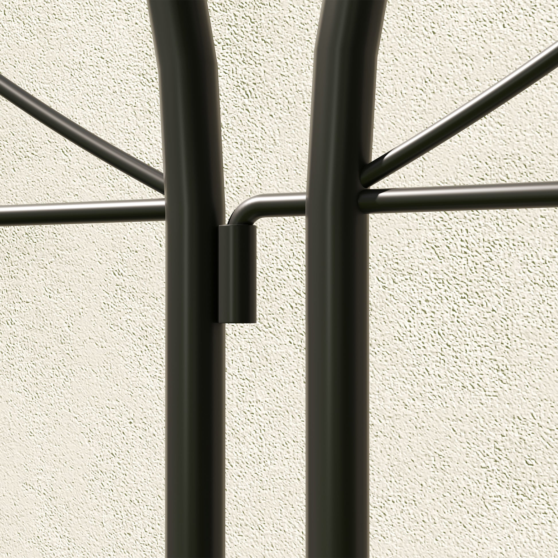 Metal Trellis 2 Pack for Insertion Rust-resistant Trellis for Climbing Plants 50x150 cm Garden Lattice for Indoor Plants Plant Trellis for Tomatoes Vegetables Flowers Climbing Plants Black
