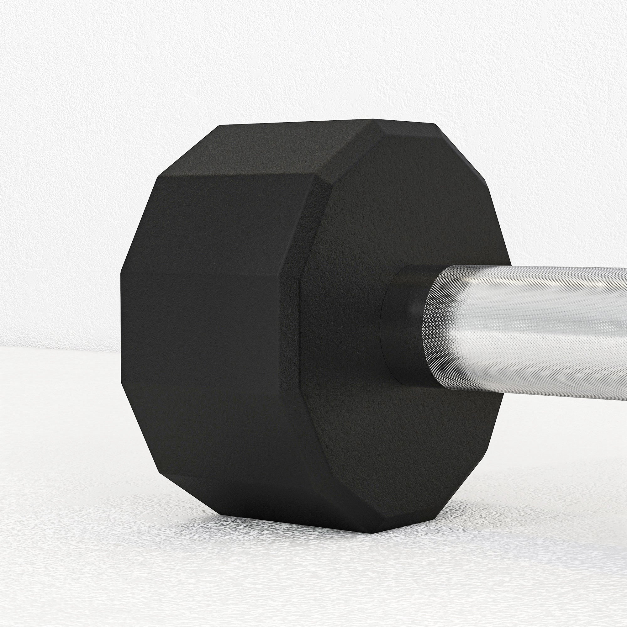 SPORTNOW Set of 2 12-Sided Dumbbells 2x12 kg in Metal and Rubber, Gym Dumbbell Set with Non-Slip Grip, 26x14x14 cm, Black