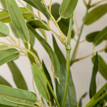 Artificial Bamboo Large 90 cm Fake Plant, Plastic Bamboo Artificial Plants Lifelike, Faux Bamboo in Pot Decor for Living Room, Bedroom, Garden