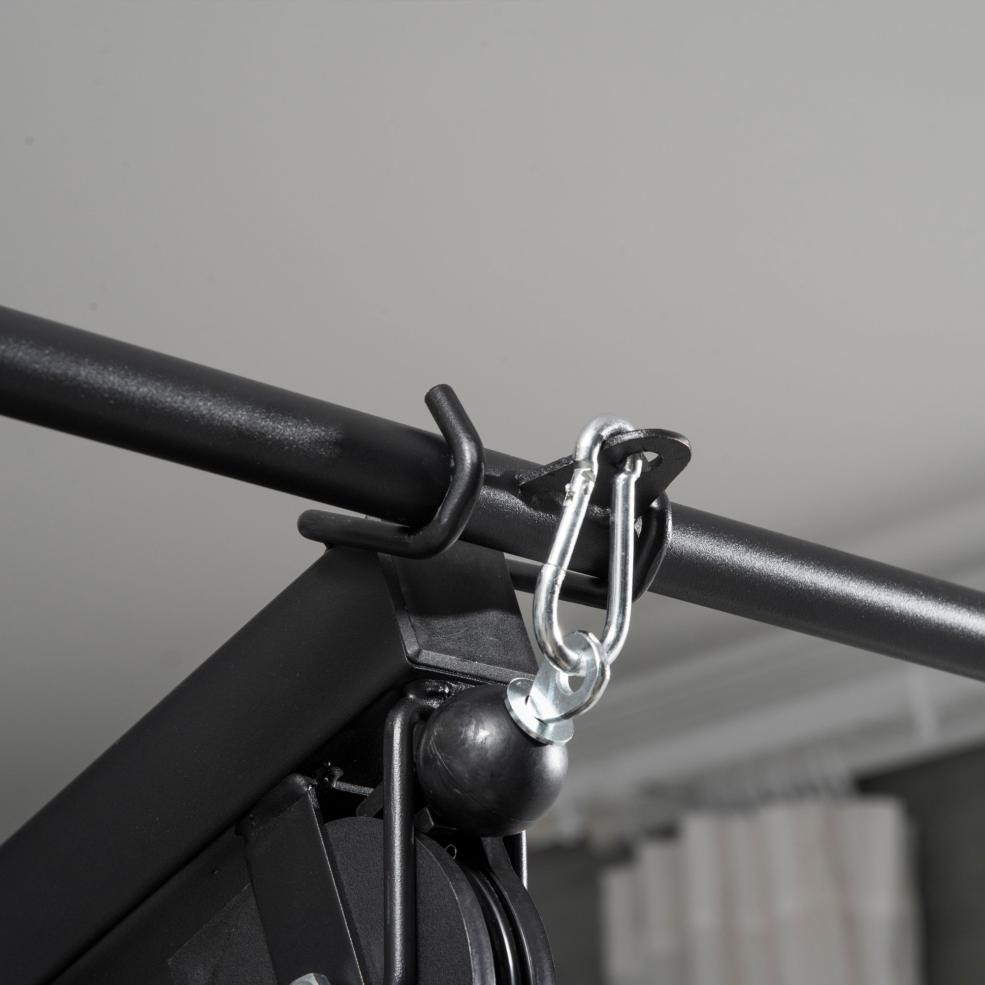 Workout Station with Pull-up Bar and Butterfly, Pulley and Leg Extender - 12 weights of 65 kg in total - Home Exercise Equipment