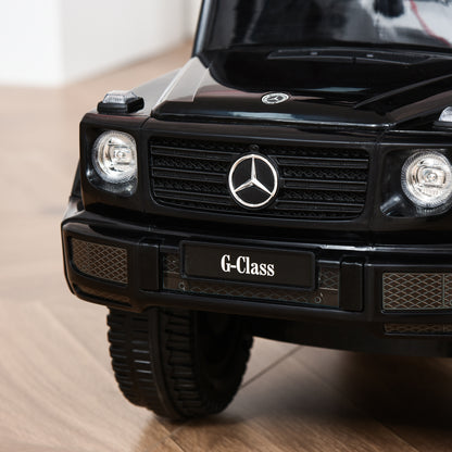 Ride-On Toy for Kids with Mercedes G350 License Ride-On Car for Kids 1-3 Years with Horn Removable Canopy and Guardrail Load 25 kg 85.5x40.5x95 cm Black