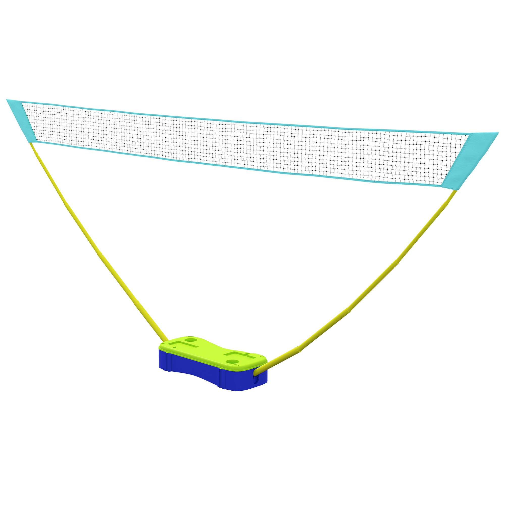 SPORTNOW 2 in 1 Badminton Net, 4m Badminton Net with Stand, Volleyball Net, Adjustable Tennis Net with Carry Bag, Shuttlecock Net for Indoor, Outdoor