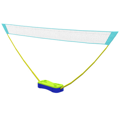 SPORTNOW 2 in 1 Badminton Net, 4m Badminton Net with Stand, Volleyball Net, Adjustable Tennis Net with Carry Bag, Shuttlecock Net for Indoor, Outdoor