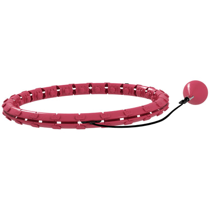 SPORTNOW Hula Hoop Ring with Massage Nubs, adjustable from 45 to 106 cm waist circumference, 24 removable segments, Fitness