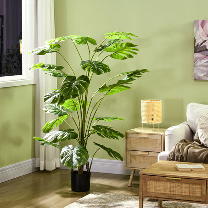 Artificial Plants, Artificial Monstera Deliciosa, 180 cm Artificial Plant with 24 Branches, Indoor Plant, Artificial Tree, Plant Decor for Indoor, Green
