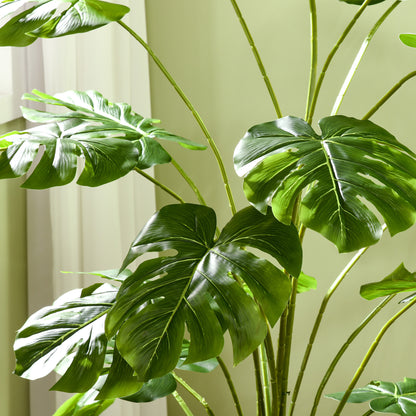Artificial Plants, Artificial Monstera Deliciosa, 180 cm Artificial Plant with 24 Branches, Indoor Plant, Artificial Tree, Plant Decor for Indoor, Green