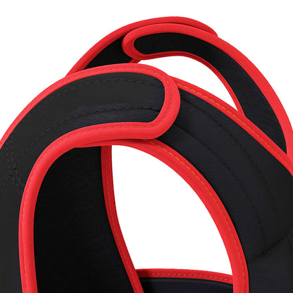 20 kg Training Vest Weighted Vest with Dual Straps Adjustable Strength Training Fitness Oxford Metal Sand Black+Red 60 x 50 cm