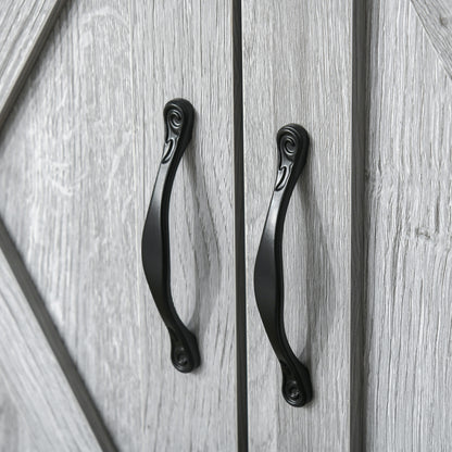 Kitchen Sideboard Buffet for Living Room with 1 Drawer 2 Doors and Adjustable Interior Shelf Decorative Auxiliary Furniture for Dining Room 80x39.7x80 cm Gray