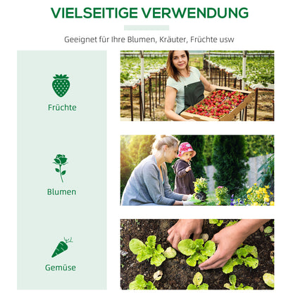 Greenhouse with Window PE Greenhouse Tomato House Cold Frame 180 x 60 x 60cm Green