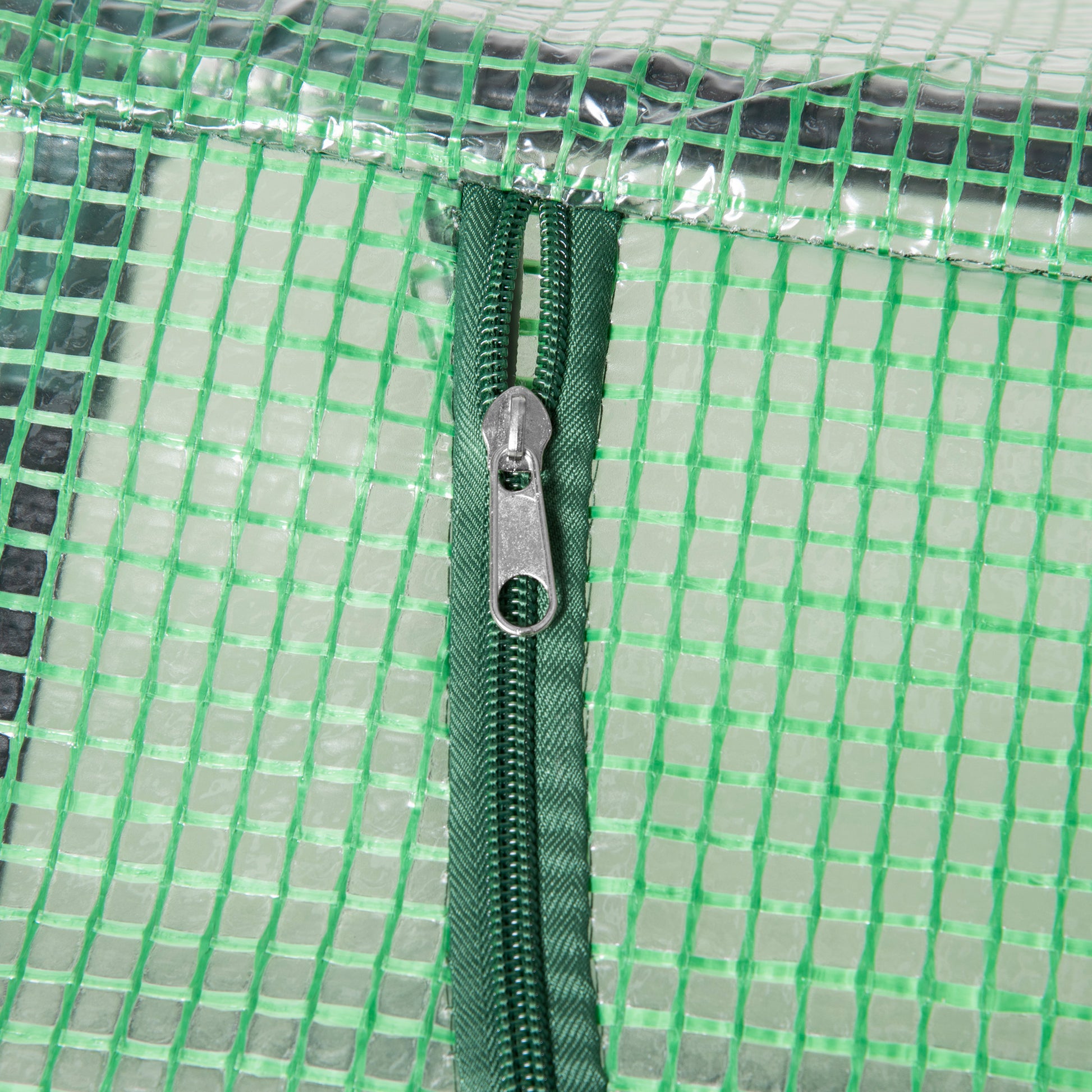 Greenhouse with Window PE Greenhouse Tomato House Cold Frame 180 x 60 x 60cm Green