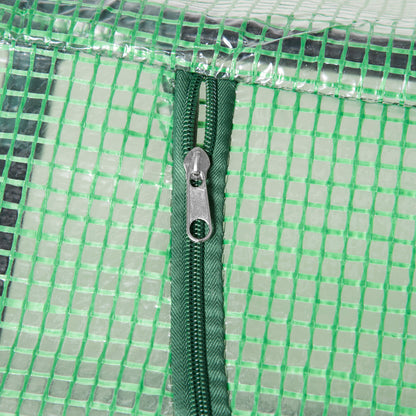 Greenhouse with Window PE Greenhouse Tomato House Cold Frame 180 x 60 x 60cm Green